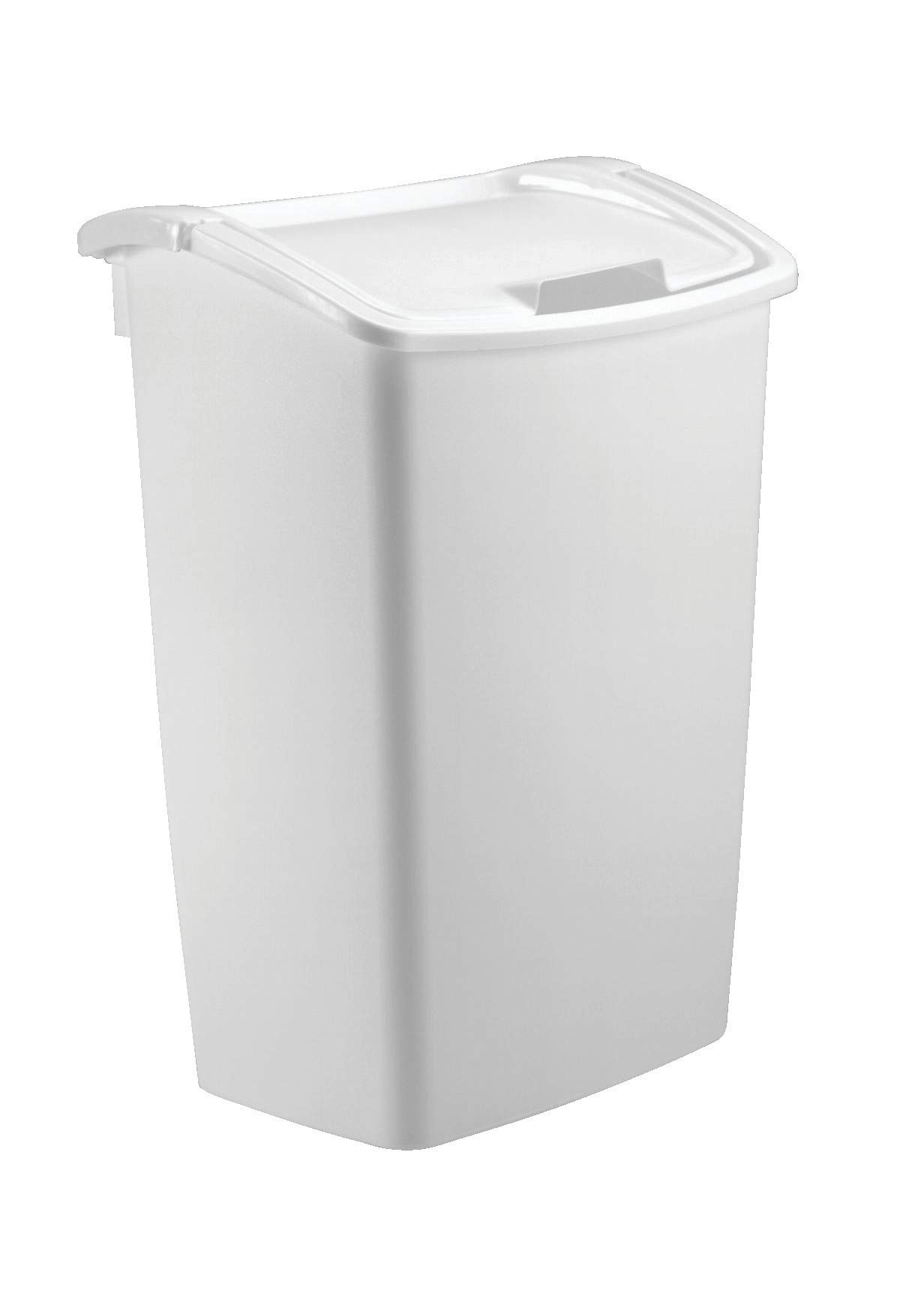 Sgstock Rubbermaid 11 25 Gallon White Dual Action Swing Lid Trash Can For Home Kitchen And Bathroom Garbage Shopee Singapore