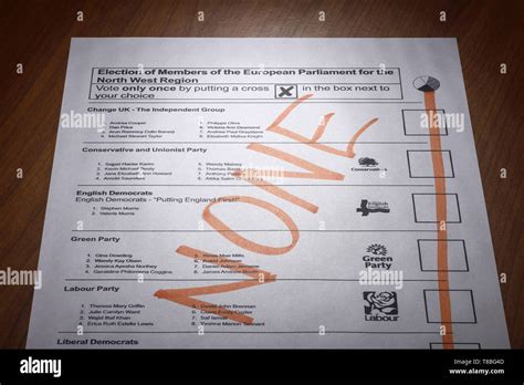 Spoiled Ballot Paper Hi Res Stock Photography And Images Alamy