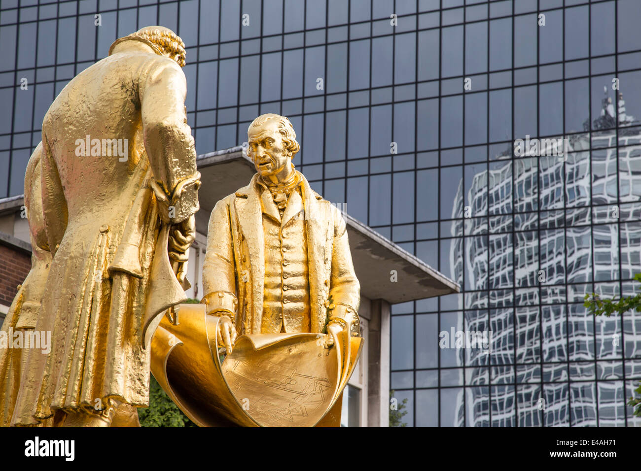 Statues Of Matthew Boulton James Watt And William Murdoch Broad St