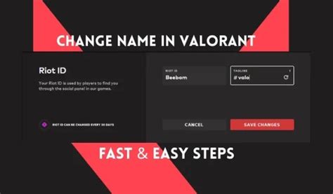 Step By Step Guide Changing Your Name In Valorant Click This Blog