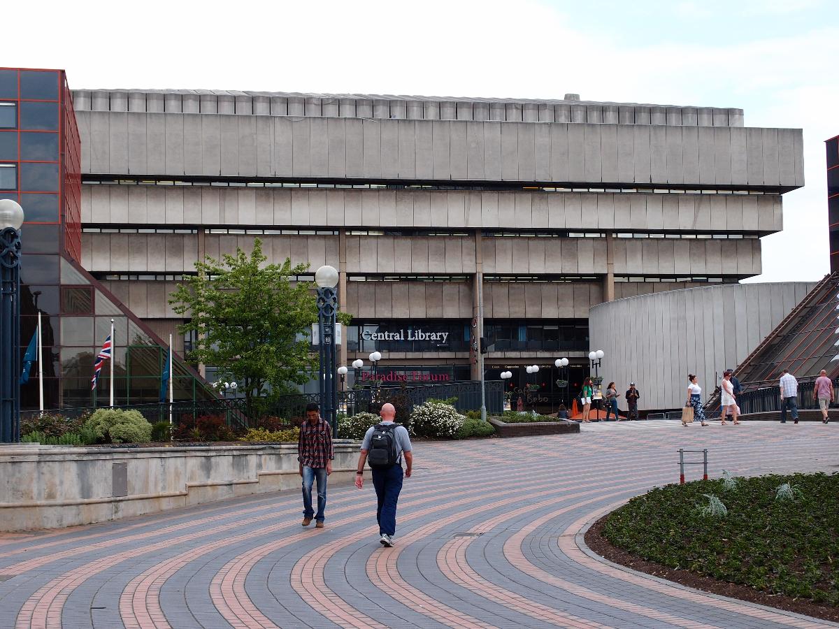 Structurae En Back Of The Central Library Birmingham