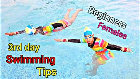 Swimming For Beginners Day3 Females Swimming Tips For Beginners How To