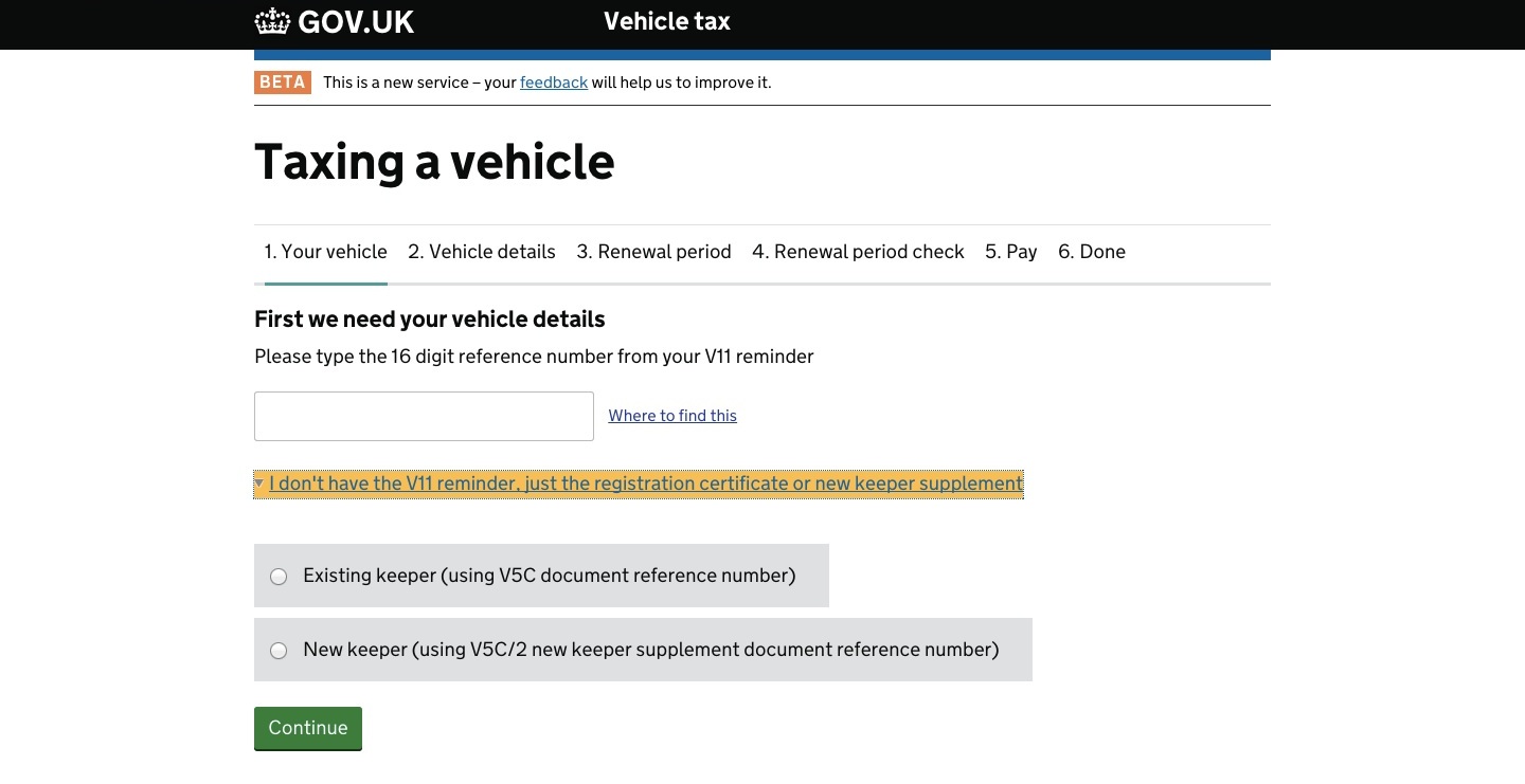 Tax My Car Gov Uk