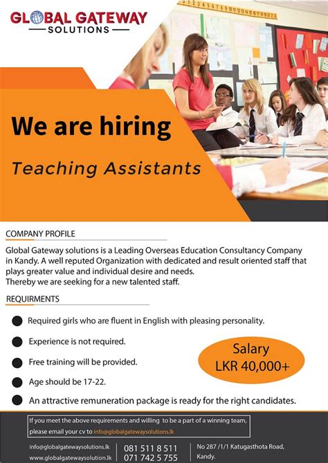 Teaching Assistant Vacancies Near Me