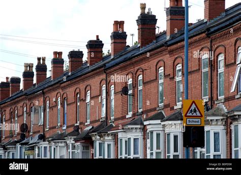 Terraced Housing Small Heath Birmingham West Midlands England Uk Stock Photo Alamy