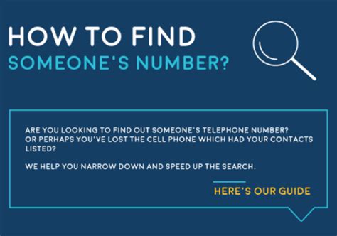 The Definitive Guide How To Find Someone S Phone Number Phone Numbers