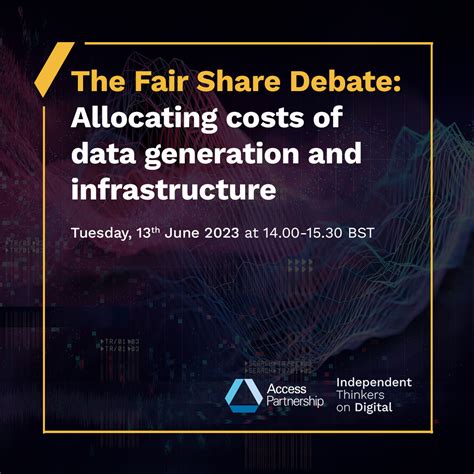 The Fair Share Debate Allocating Costs For Data Generation And