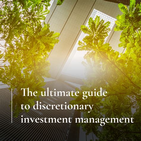 The Ultimate Guide To Discretionary Investment Management Arbuthnot