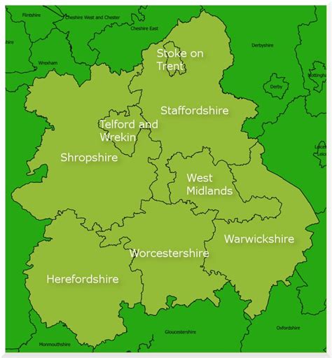 The West Midlands Traveline Transport Region