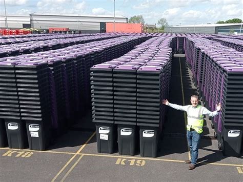 Thousands Of New Recycling Bins Being Rolled Out In Purple Patch For Shropshire Council