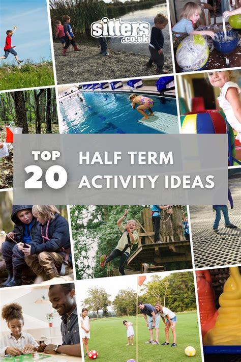 Top 20 Half Term Activity Ideas School Holidays Half Term Activities