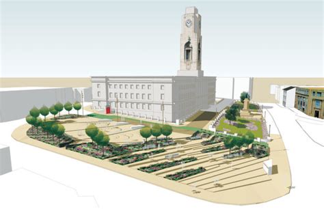 Town Hall Park Plans Revealed Barnsley Chronicle