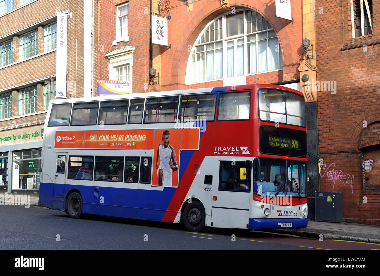 Travel West Midlands Bus Digbeth Birmingham Uk Stock Photo Alamy