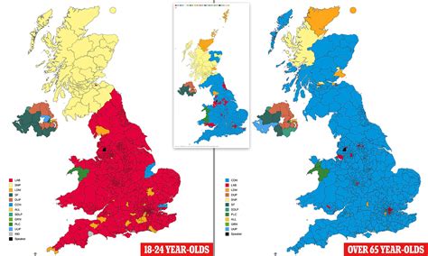 U K Election Results Map How Conservatives Won In A Landslide The