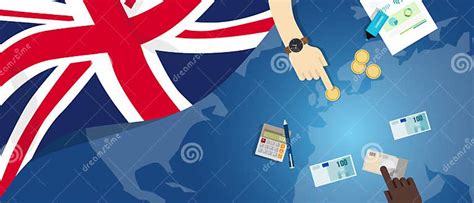 Uk United Kingdom England Economy Fiscal Money Trade Concept