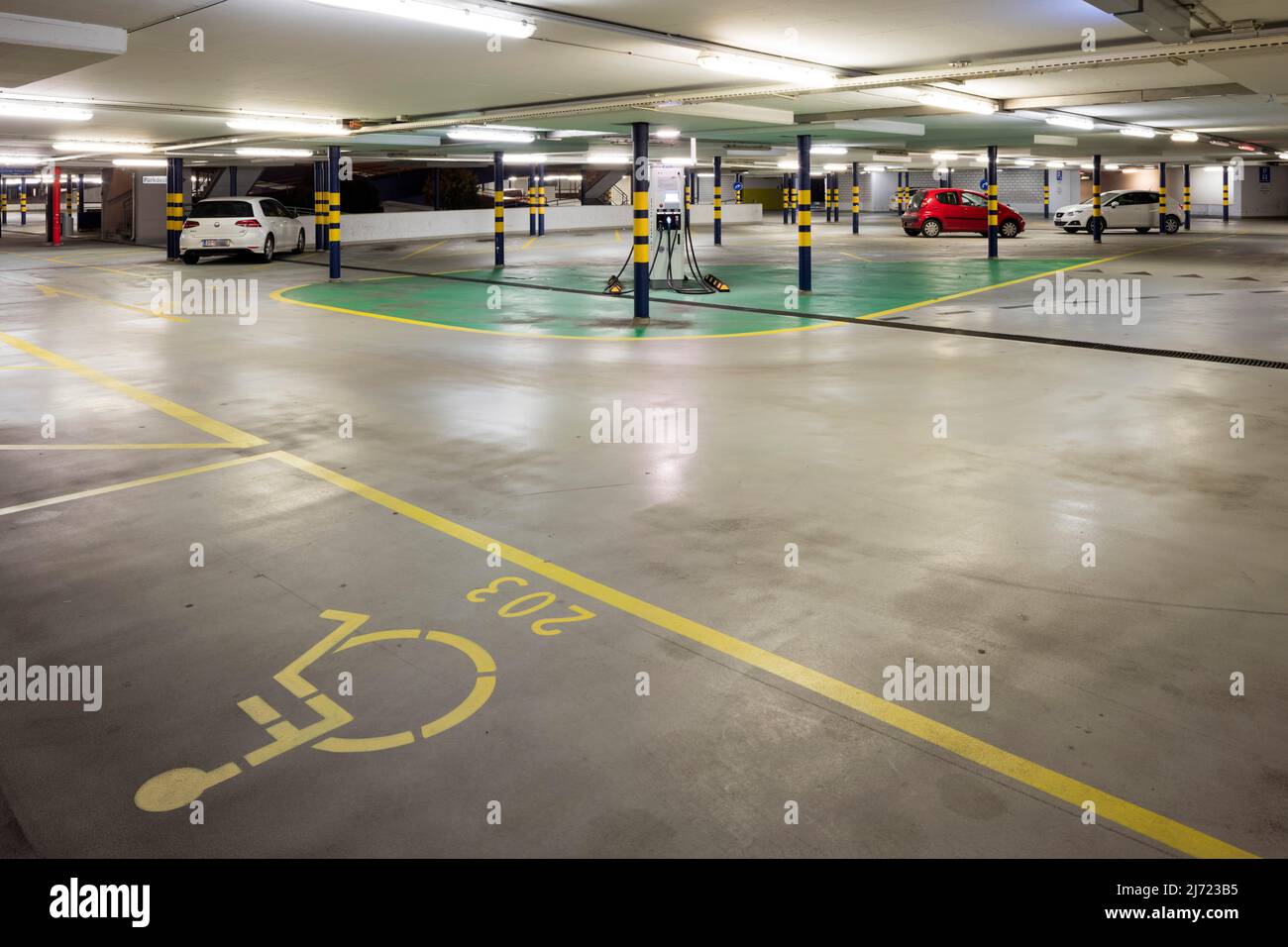 Underground Car Park Multi Storey Car Park Disabled Parking Vaduz