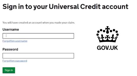 Universal Credit Online Sign In