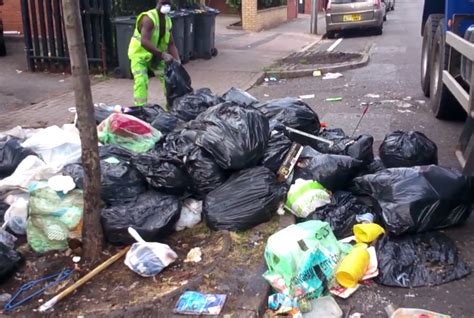 Volunteers Step In To Clear Huge Piles Of Rubbish In Birmingham After