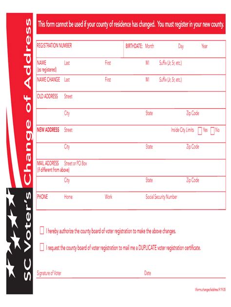 Voters Change Of Address