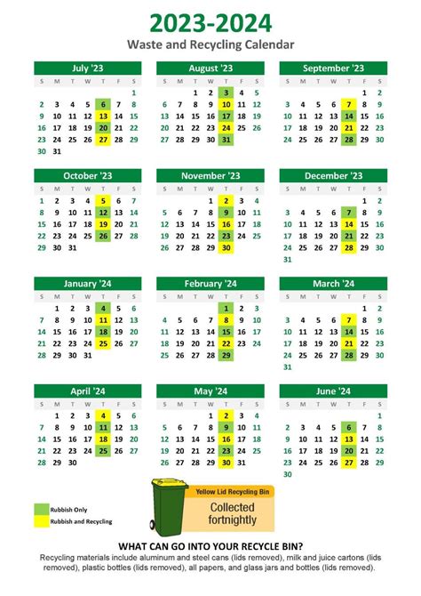 Waste Collection Schedule 2024 Magda Roselle