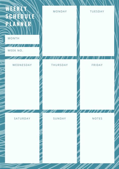 Weekly Calendar Canva Liam Joaquim