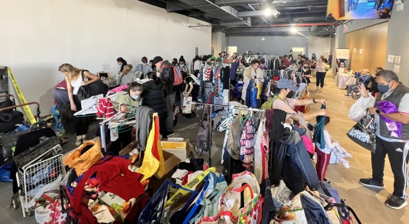 Western Queens Community Donation Drive Nets More Than 50 Bags Of Clothing And Essential Items