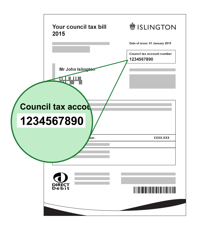 Where You Can Find Your Council Tax Account Number Islington Council