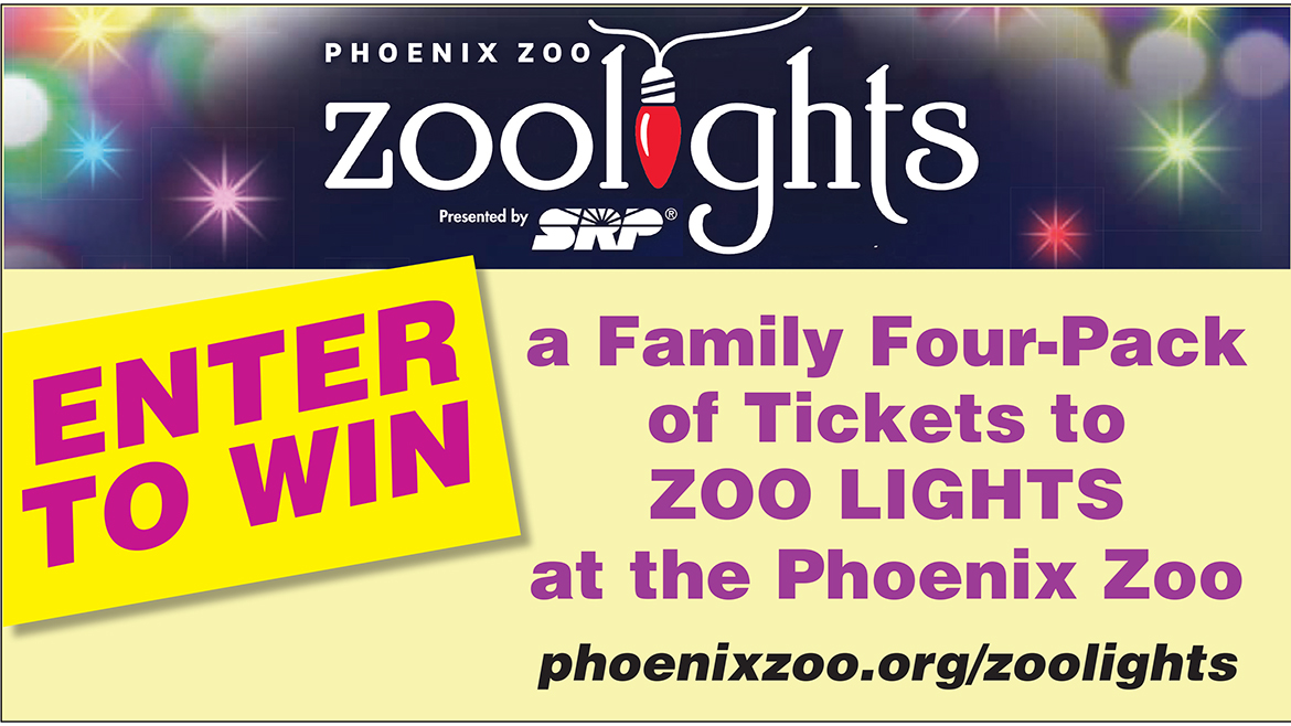 Win A Family Four Pack Of Tickets To Zoolights At The Phoenix Zoo