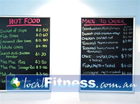 Wodonga Sports Amp Leisure Centre Cafe Wodonga A Delicious Menu Of Healthy Foods And Treats For