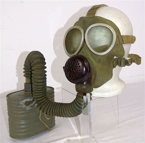 Wwii Japanese Navy Gas Mask In Bag Griffin Militaria